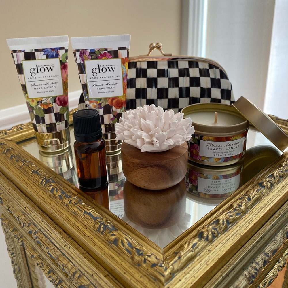 🌷 Sale🌷 MacKenzie-Childs Glo Flower Market Essentials Gift Set✨New✨